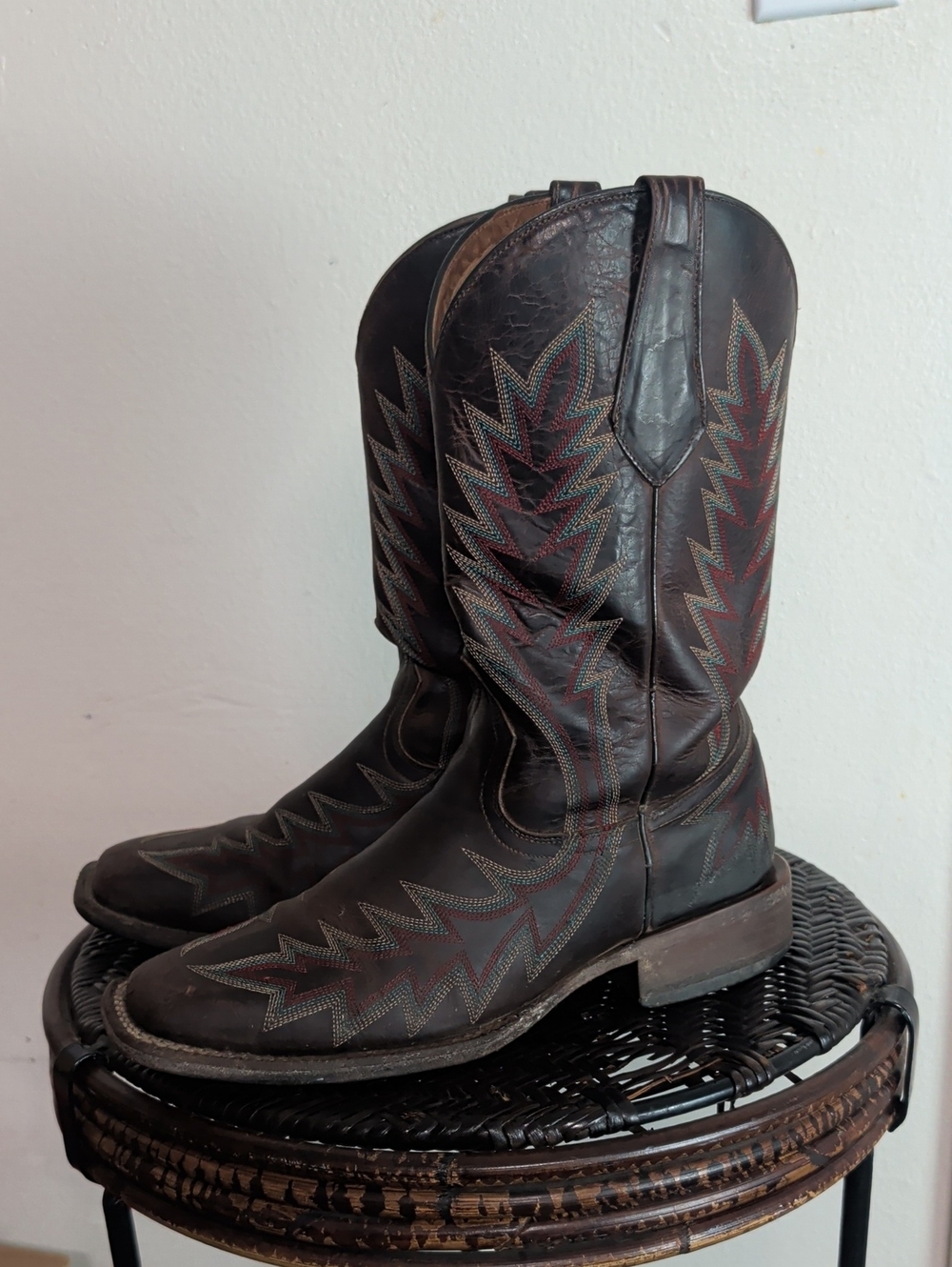 Johnny Ringo Women Size 8 B Square Toe Boots